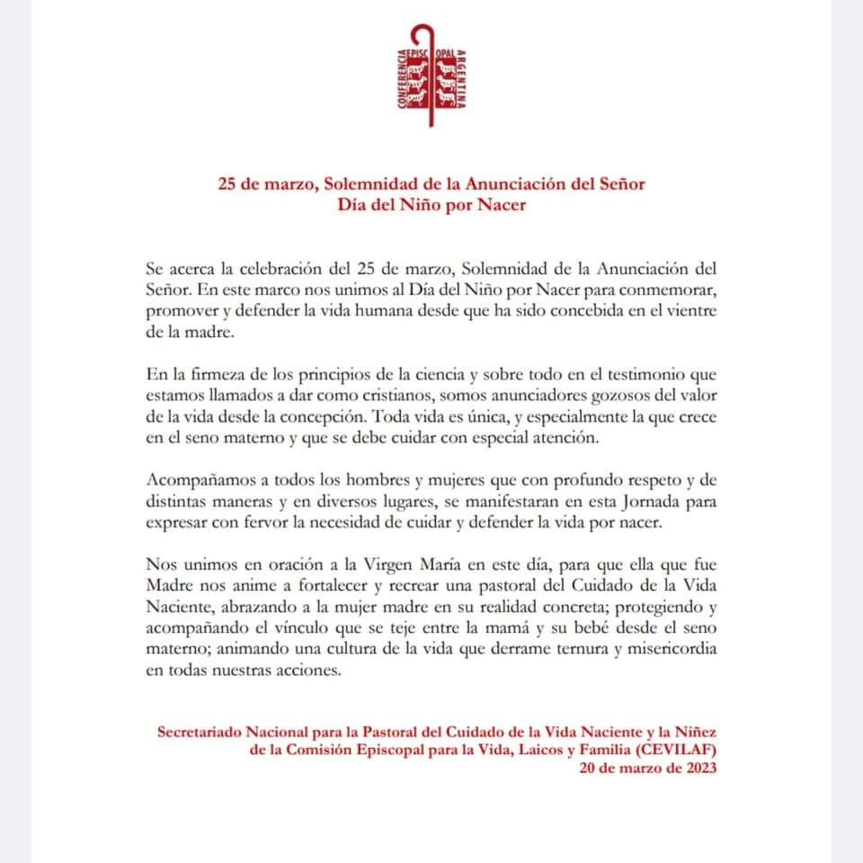 Solemnidad de la Anunciación del Señor